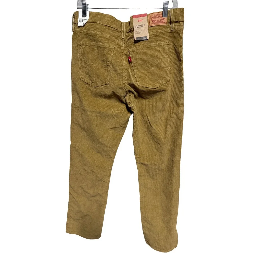 Levi's 314 Shaping Straight‎ Corduroy Pants Tan Size 32x30 NWT Mid Rise Men's